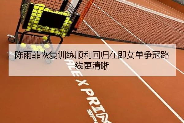 陈雨菲恢复训练顺利回归在即女单争冠路线更清晰